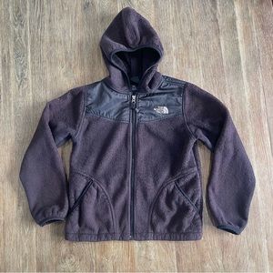 The North Face Kids Black Fleece Zip Up Jacket Medium 10/12